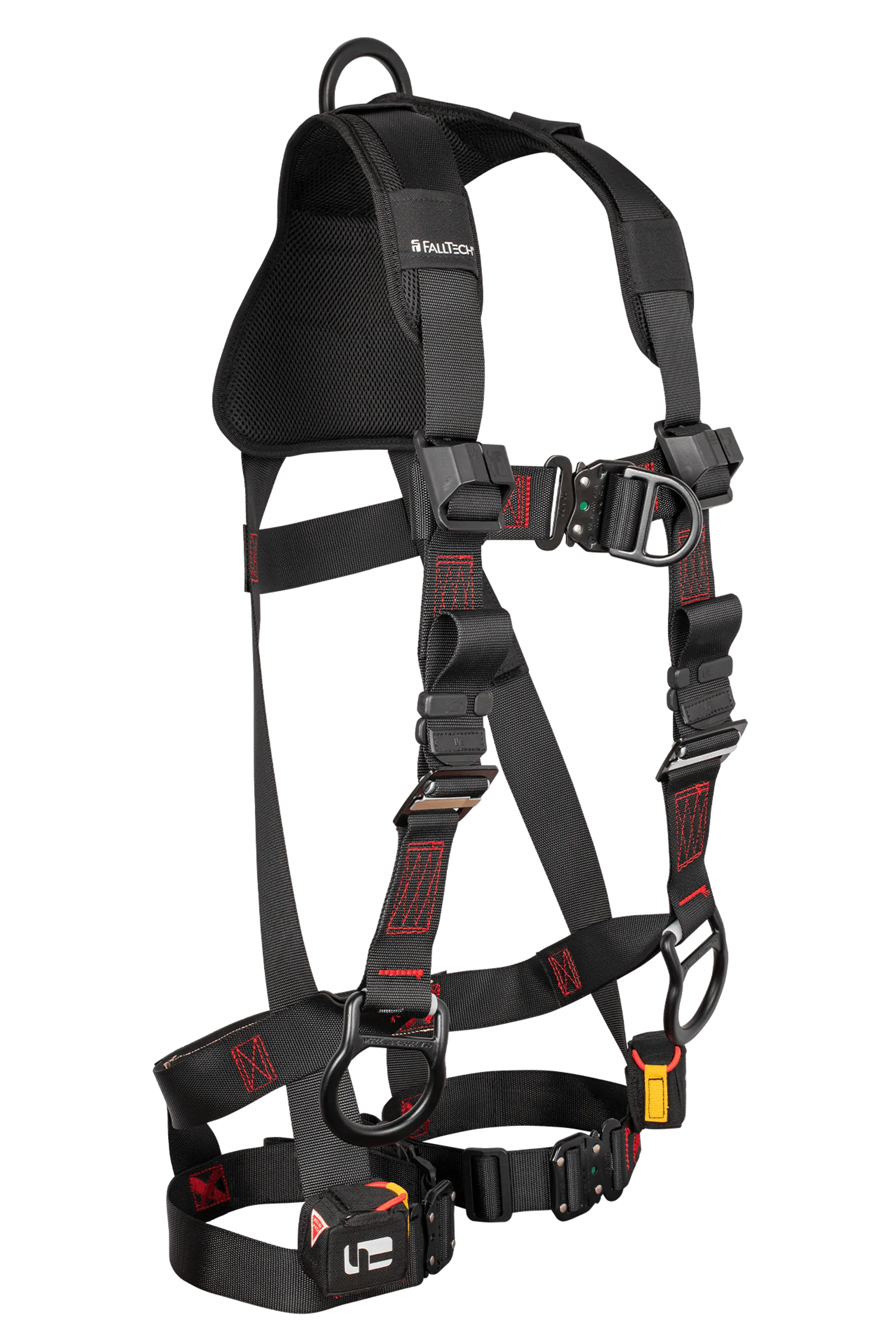FallTech 8142FDQC FT-Iron 3D FD Climbing Non-Belted Full Body Harness, Quck Connect Adjustments