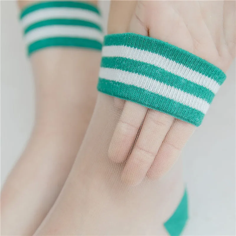 Fashion transparent socks yc23085