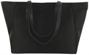 Faye DLX Tote Handbag in Black/Bison