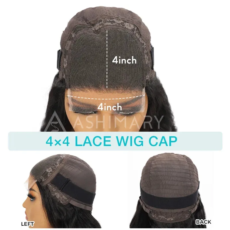 Flash Sale Face-Framing Curtain Bangs Body Wave Pre-Plucked HD Transparent Lace Wig Lazy Hairstyle Butterfly Cut Human Hair