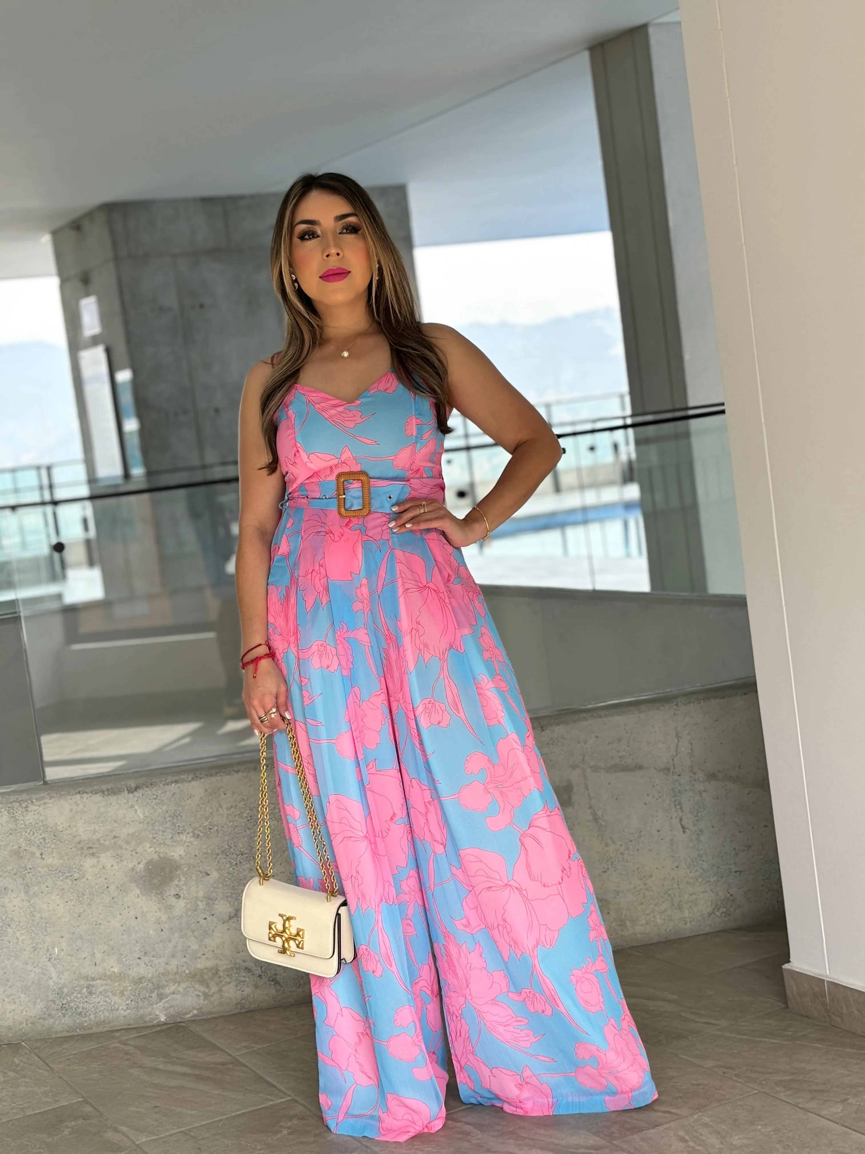 Floral Wide Leg Jumpsuit