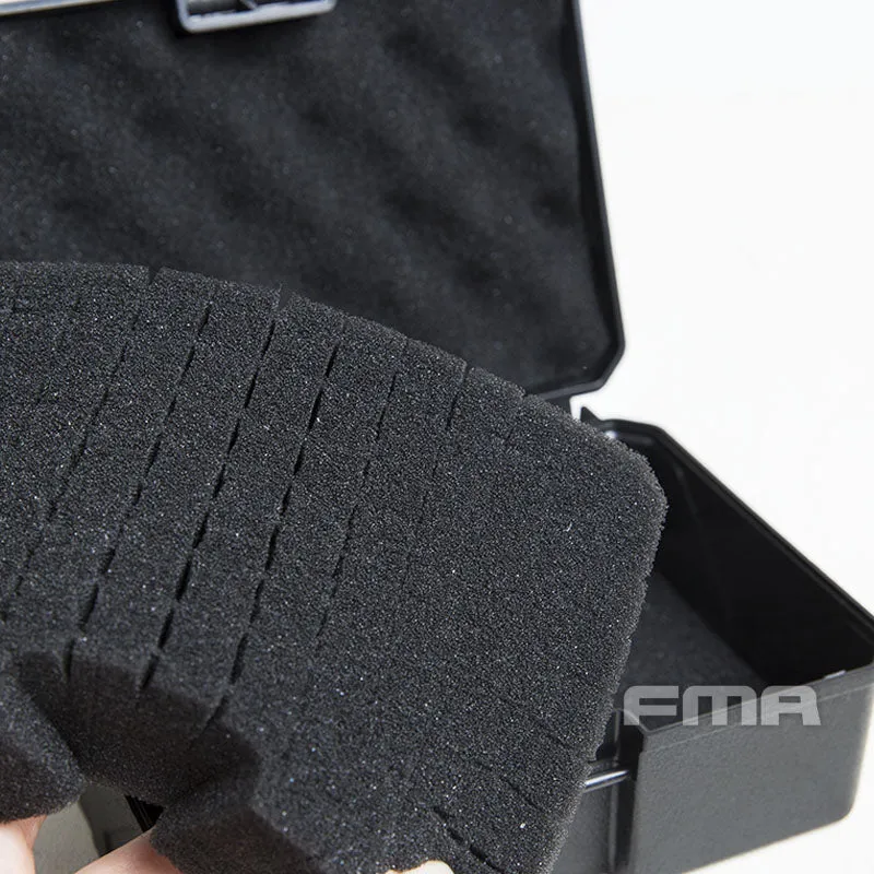 FMA Transport Plastic Box with Padding - Black