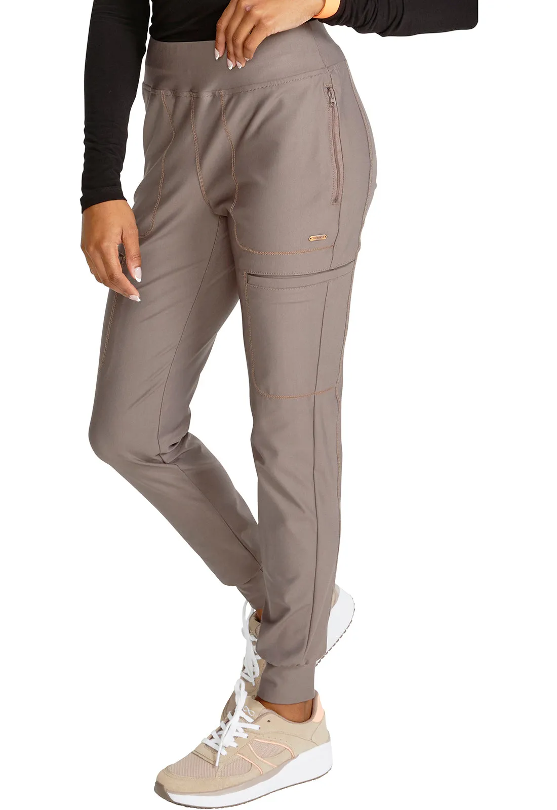 Form CK092 Mid Rise Tapered Leg Drawstring Pants Iron