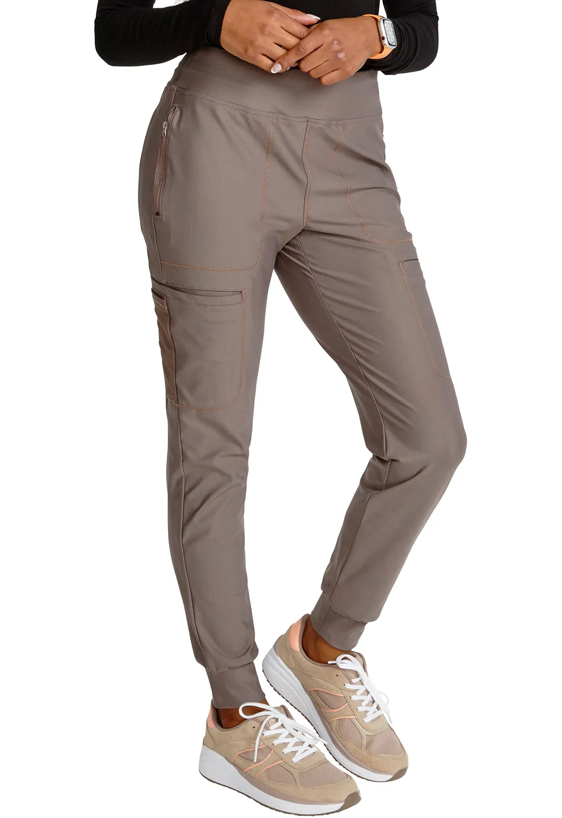 Form CK092 Mid Rise Tapered Leg Drawstring Pants Iron