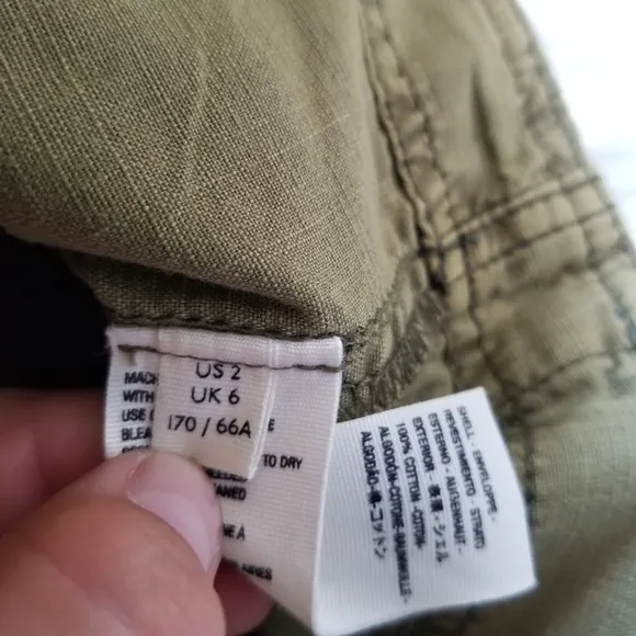 Free People Erika Utility Mini Skirt Canteen