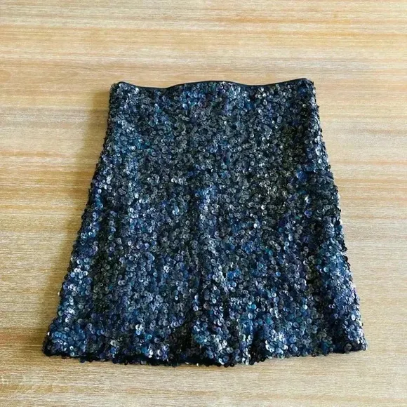 Free People Sequin Mini Skirt Size 2 $88