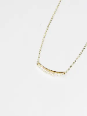 Freshwater Pearl 14k Gold Necklace