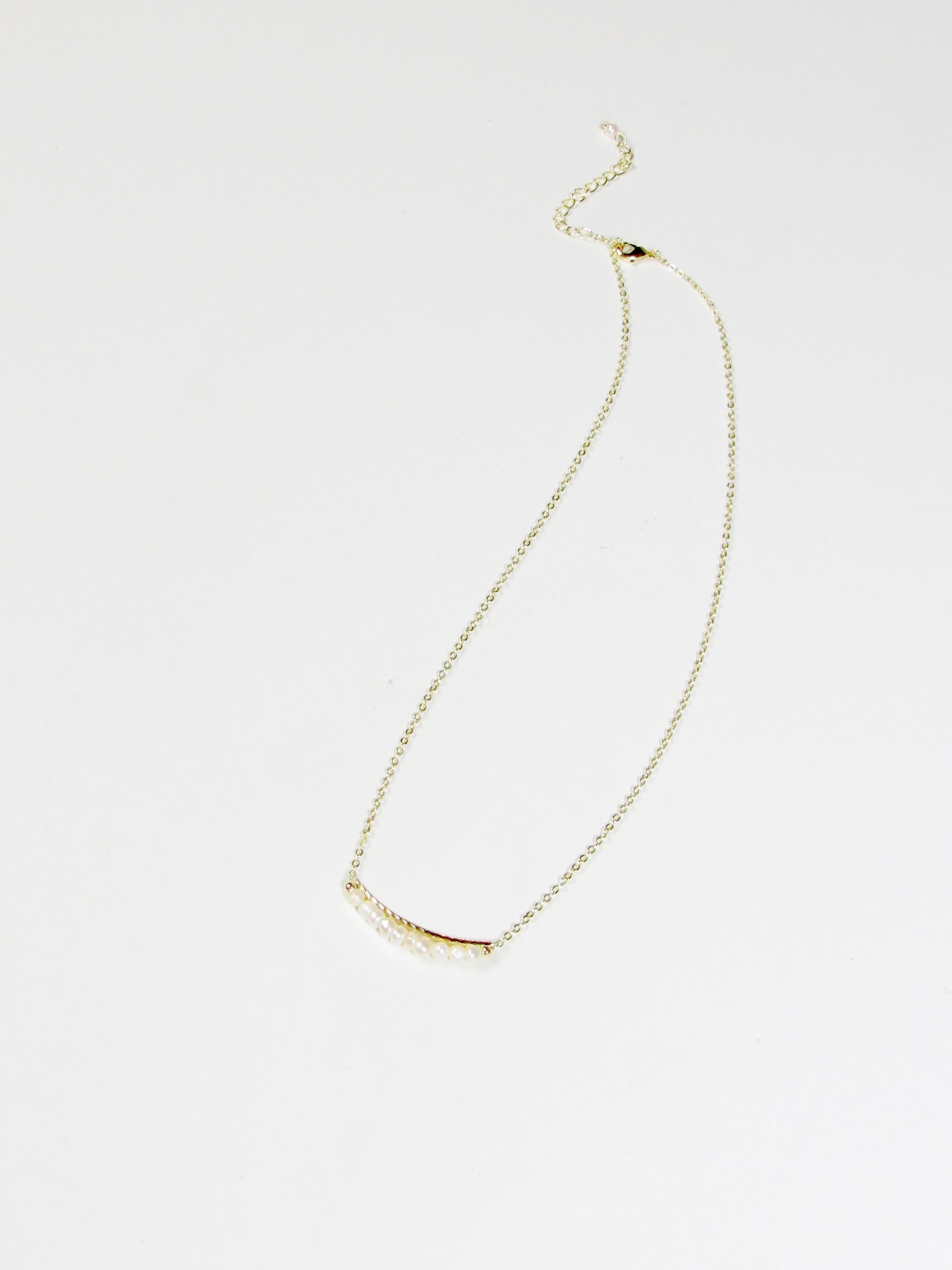 Freshwater Pearl 14k Gold Necklace
