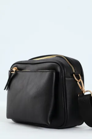 Front Pocket Camera Bag - Black