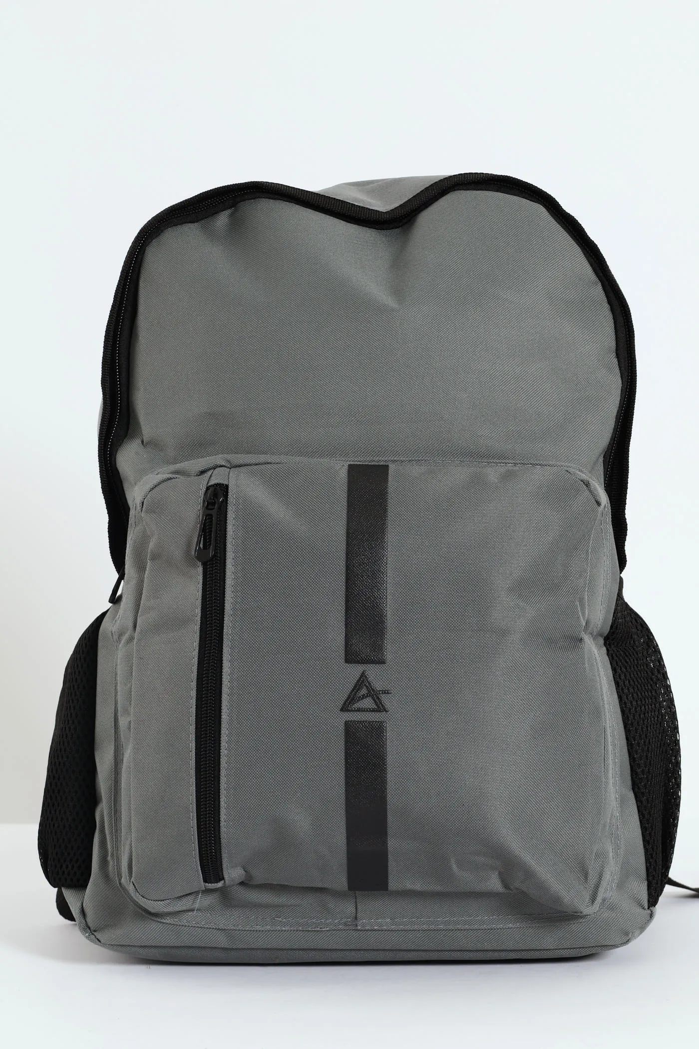 Front Stripe Backpack - Charcoal