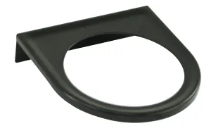 GAUGE READY PANEL 1 HOLE, BLACK