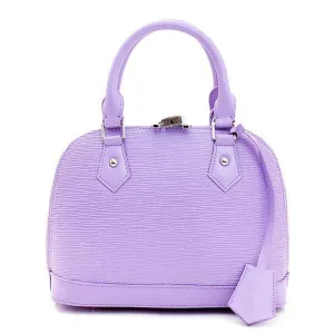 Geniune Design Waterproof Purple Leather Handbags