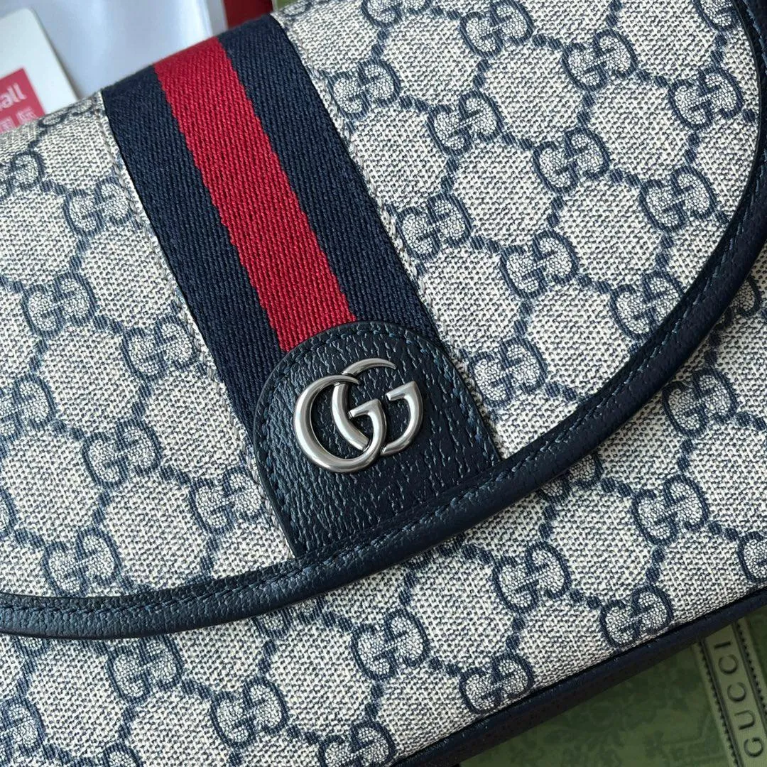 gg Ophidia gg Small Shoulder Bag Beige And Black For Women, Women&#8217;s Bags 9.1in/23cm gg