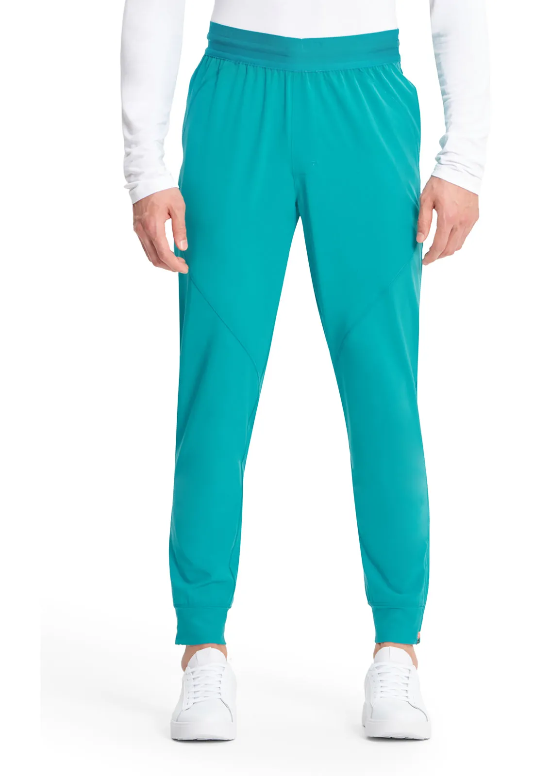GNR8 IN204A Men's Mid Rise Jogger Teal Blue