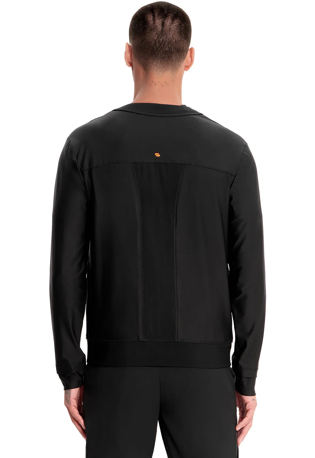 GNR8 Kinetic IN322A Men's Knit Zip Front Jacket Black