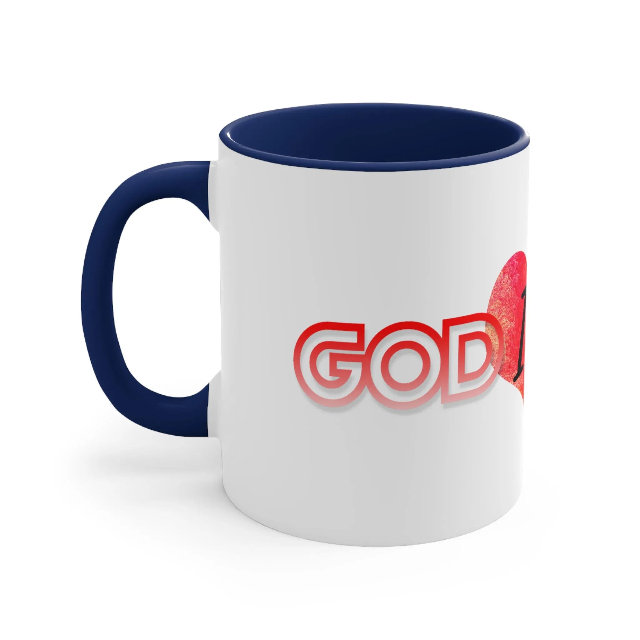God is Love Accent Coffee Mug, 11oz