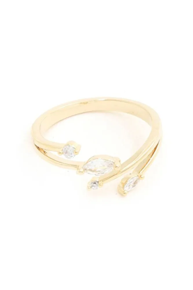 Gold Dipped Adjustable Ring