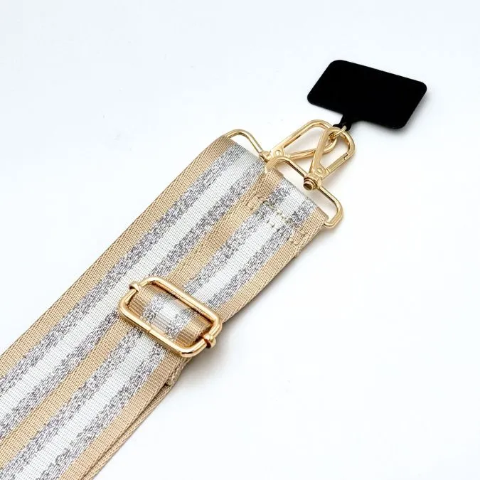 Golden Glitz Woven Strap