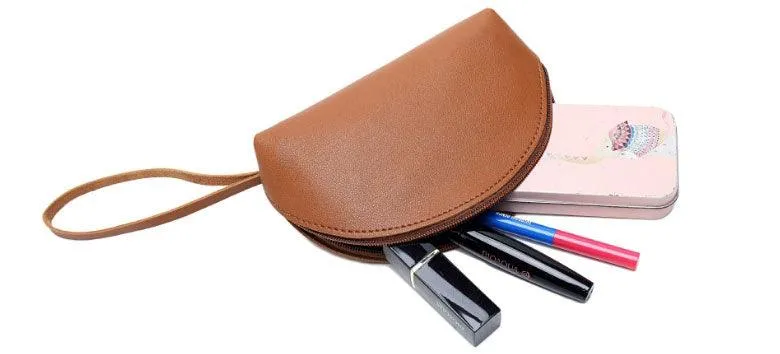 Golden metalic Design 3 in 1 woman Apricot Handbags