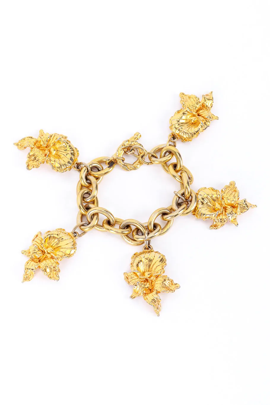 Golden Orchid Bracelet