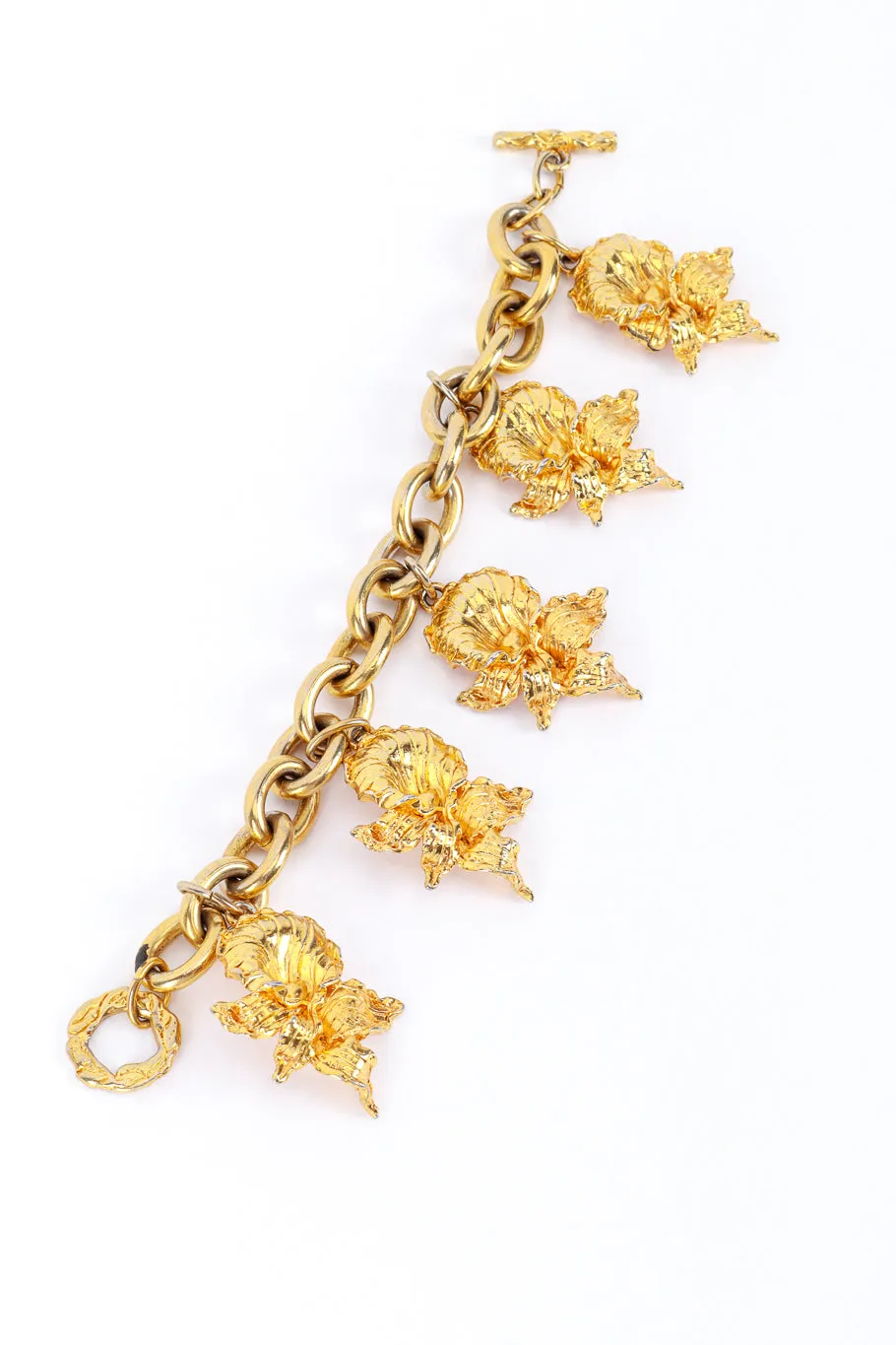 Golden Orchid Bracelet