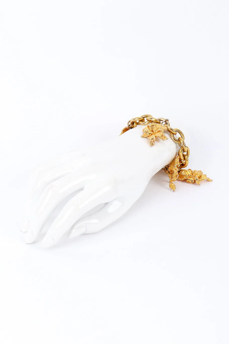 Golden Orchid Bracelet
