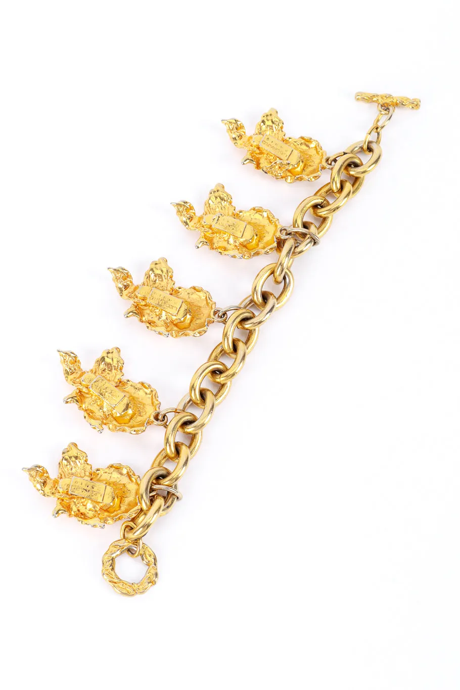 Golden Orchid Bracelet