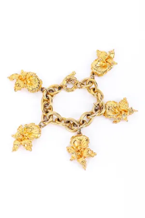 Golden Orchid Bracelet