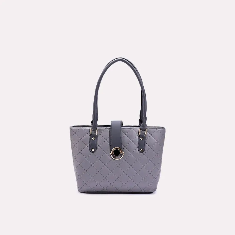 Gray Casual Shoulder Bags 0331241