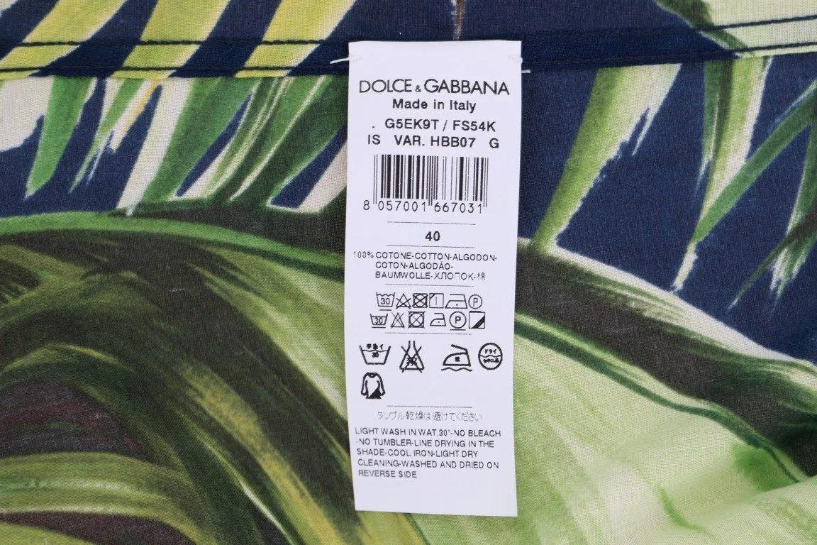 Green Banana Cotton Short Sleeve Shirt