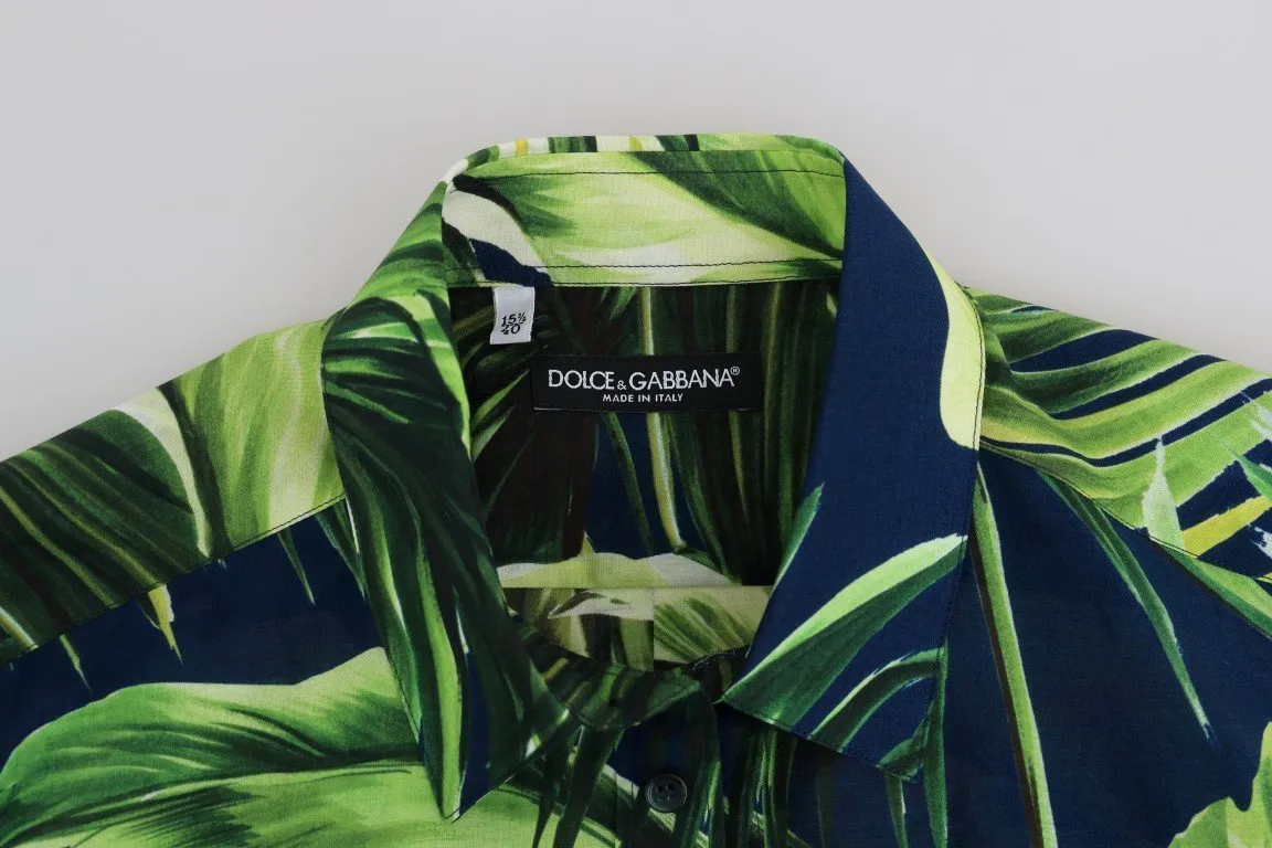 Green Banana Cotton Short Sleeve Shirt
