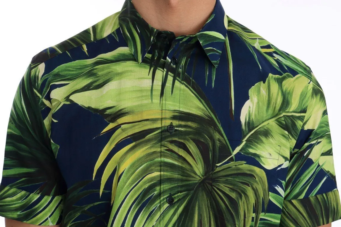Green Banana Cotton Short Sleeve Shirt