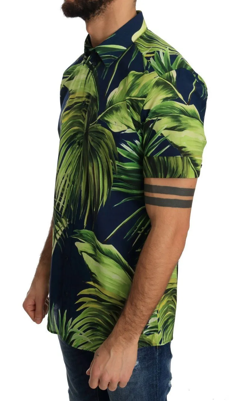 Green Banana Cotton Short Sleeve Shirt