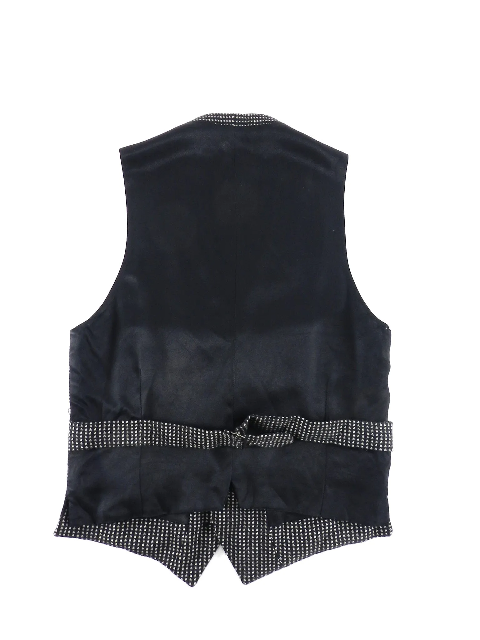 Gucci Black and White Wool Formal Vest - 36