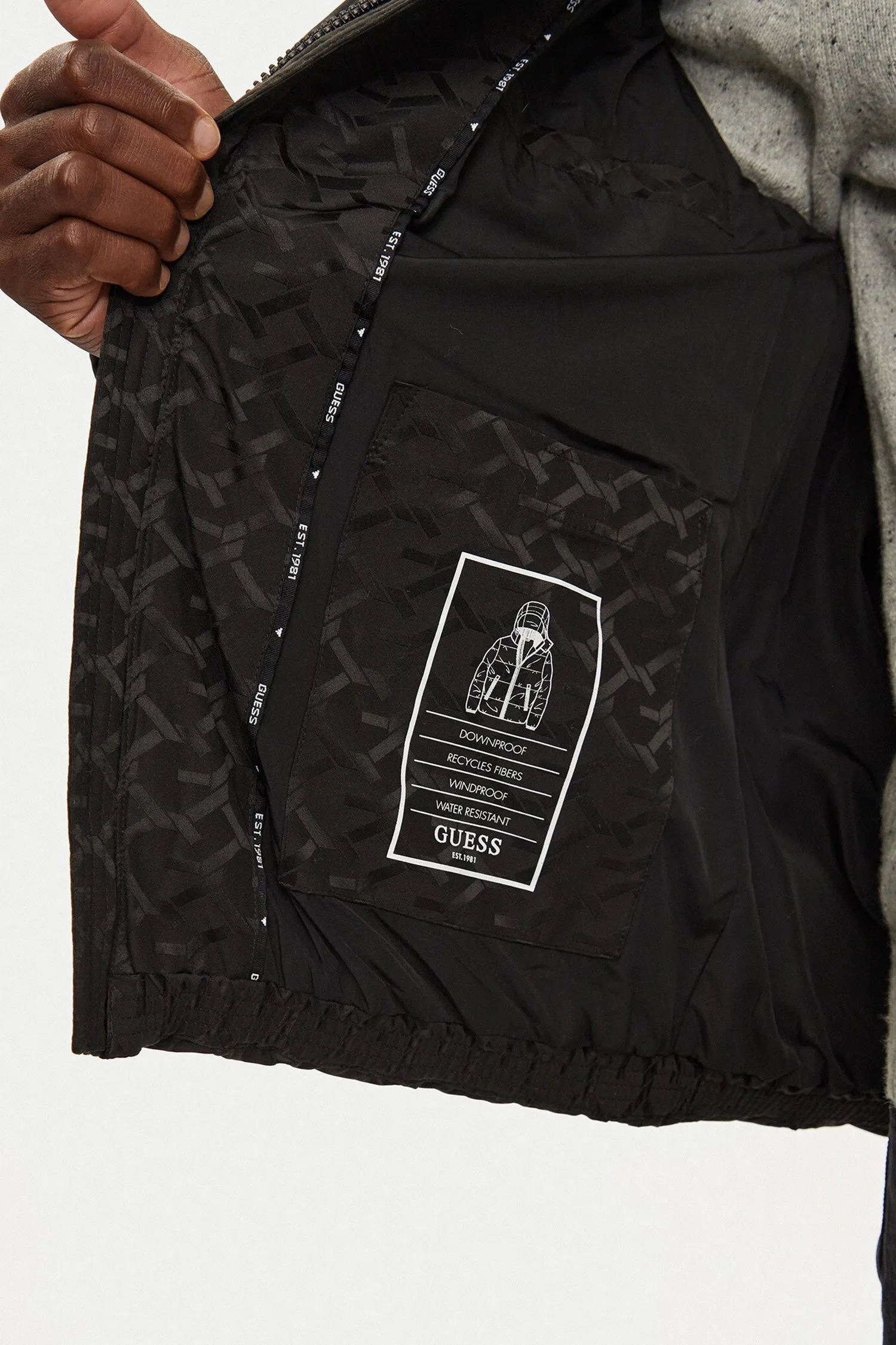 GUESS -  LOGO JACKET