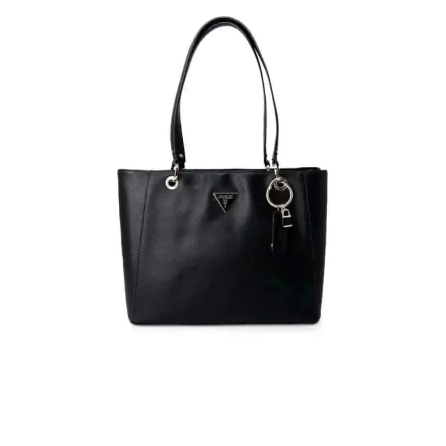 Guess Women Black Handbag with Zip 37x26x10 Fall Winter Collection
