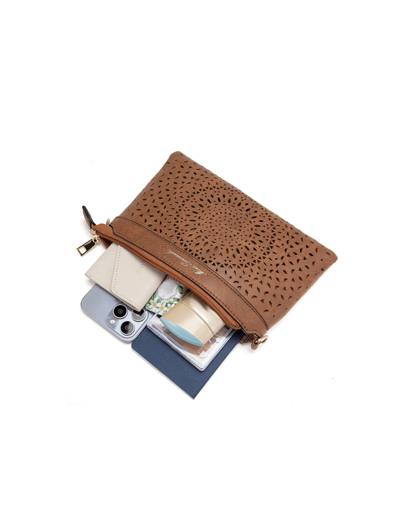 GYPSY SMALL VEGAN  XBODY BAG-XB-2342-TAN