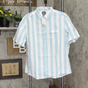 H&M Mens Button Up Regular Fit Cotton Shirt 0501620089