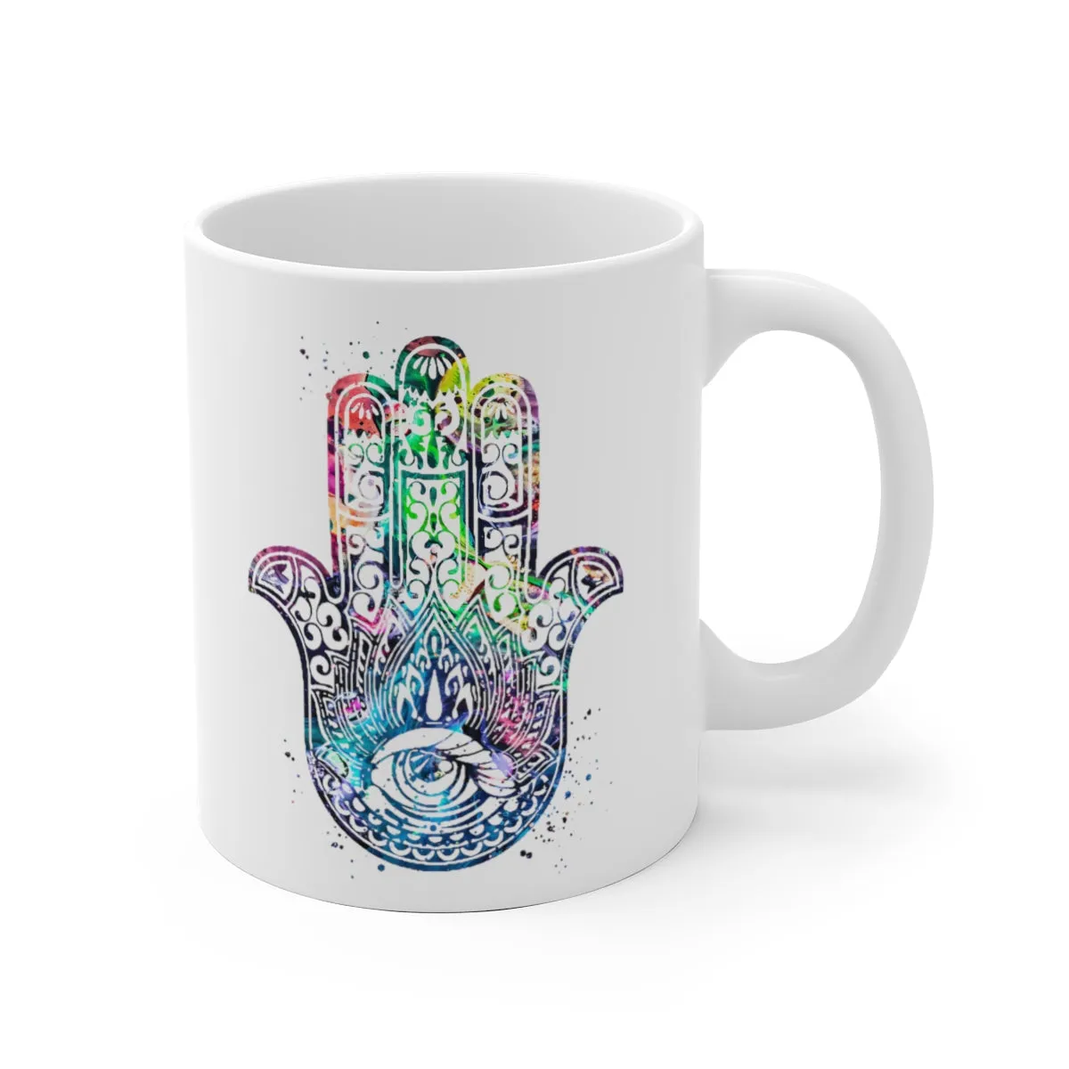 Hamsa Hand Mug - 11 oz, 15 oz