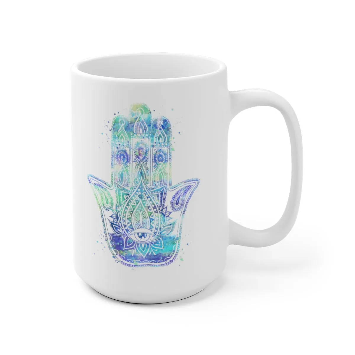 Hamsa Hand Mug - 11 oz, 15 oz