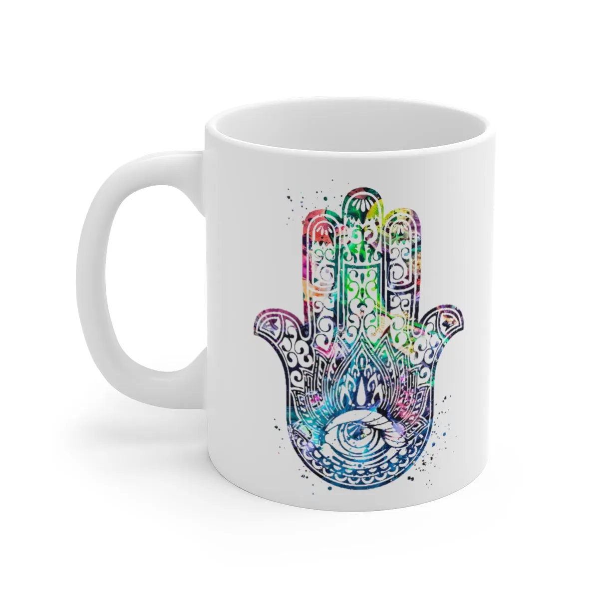 Hamsa Hand Mug - 11 oz, 15 oz