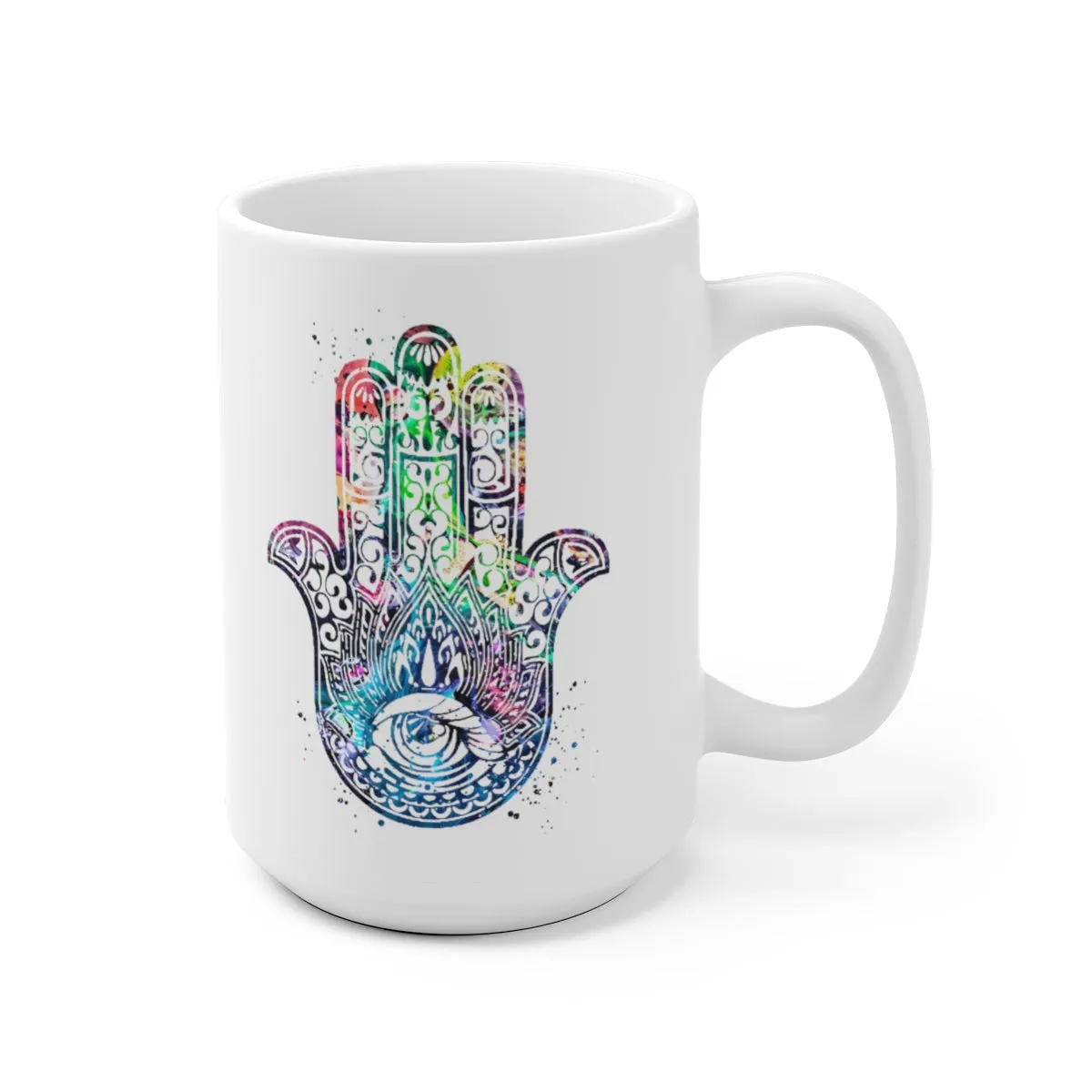 Hamsa Hand Mug - 11 oz, 15 oz