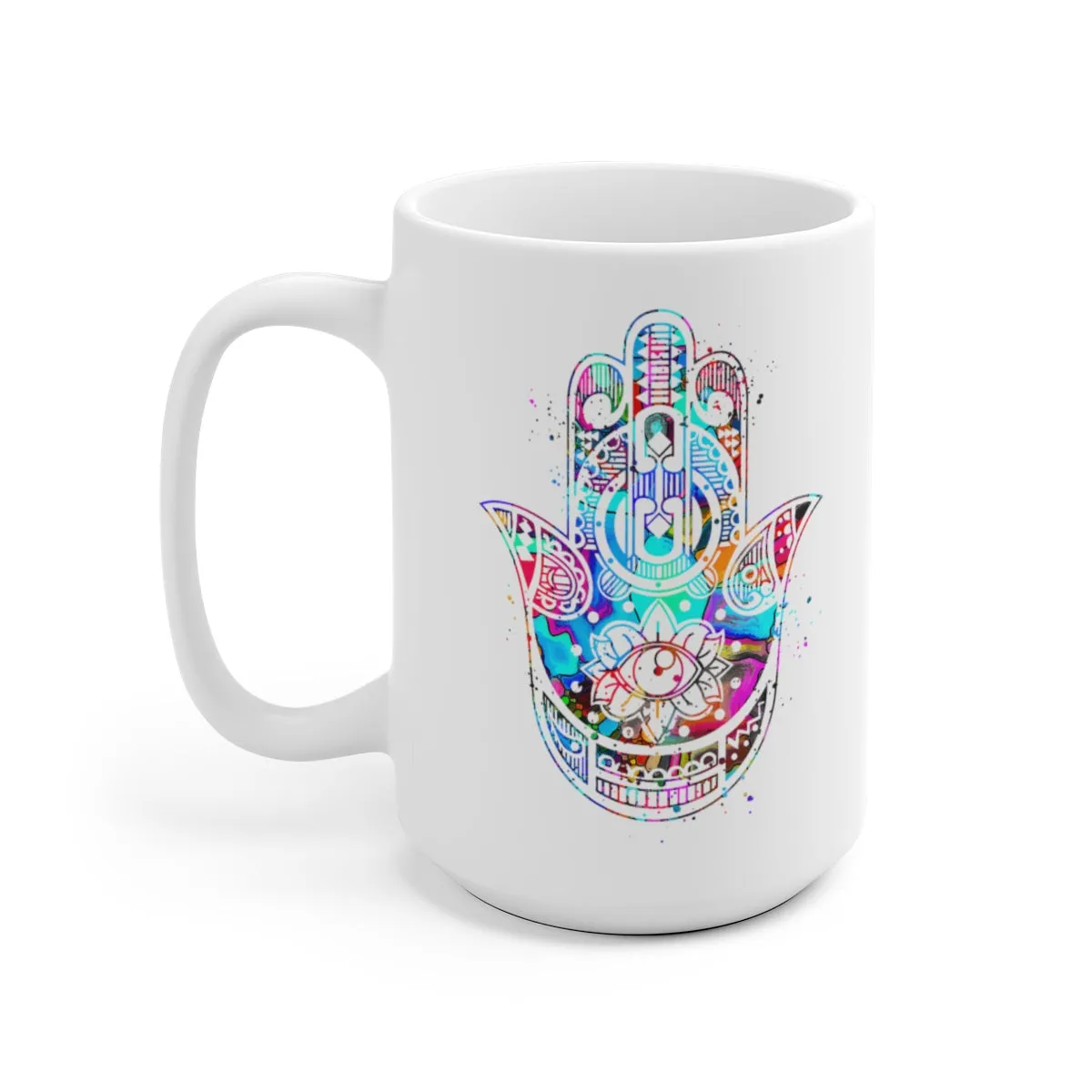 Hamsa Hand Mug - 11 oz, 15 oz