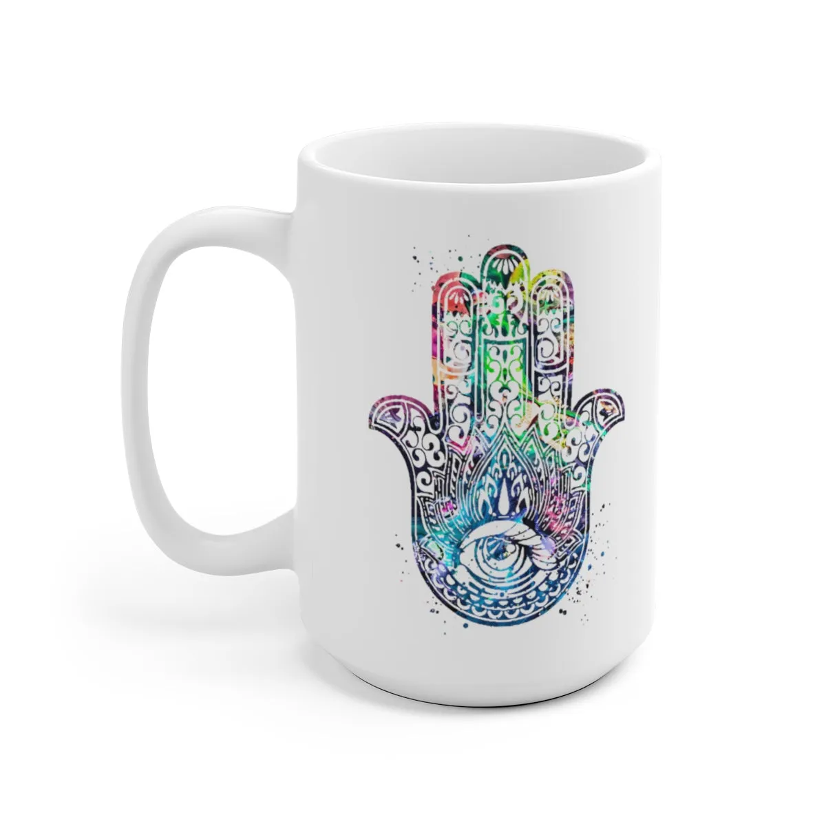 Hamsa Hand Mug - 11 oz, 15 oz