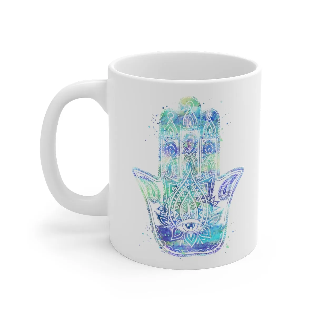 Hamsa Hand Mug - 11 oz, 15 oz