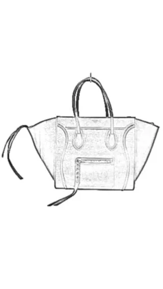 Handbag Organizer For Céline large phantom bag | Designer Purse Insert  | Bag Liner | Bag Insert Organizer | Céline  Organizer | Bag Organizer | Luxury bag |  Bag protector | Céline Bag