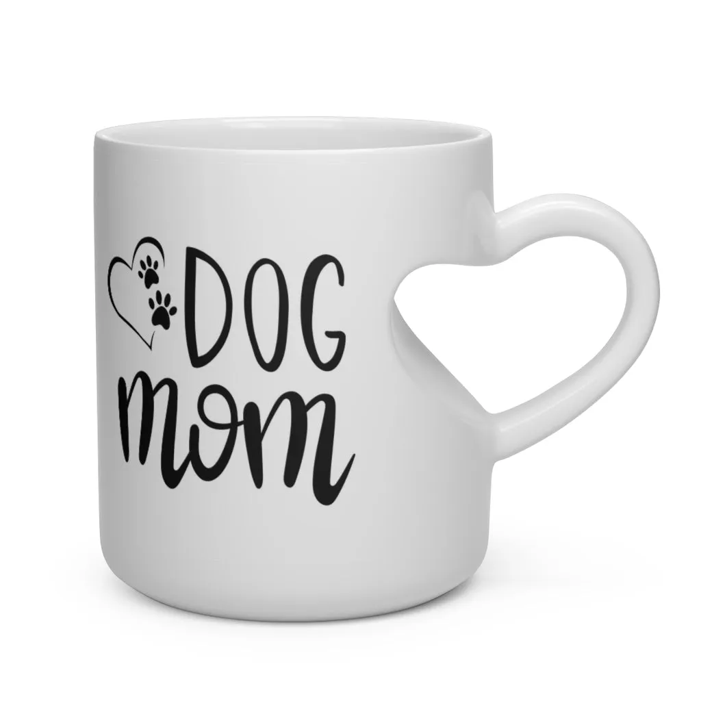 Heart Shape Dog Mom Mug