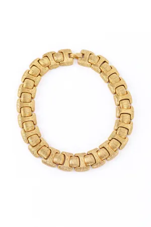 Heavy Brushed Chain Link Collar