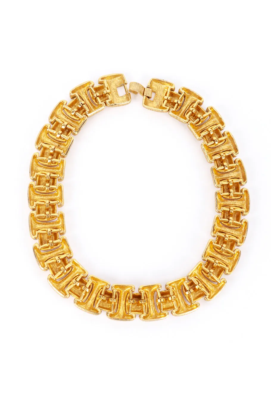 Heavy Brushed Chain Link Collar