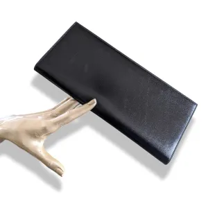 Hermes Black Box Calfskin Leather BUSINESS CARD COVER with Xtra Refill for VIP BNWTIB!